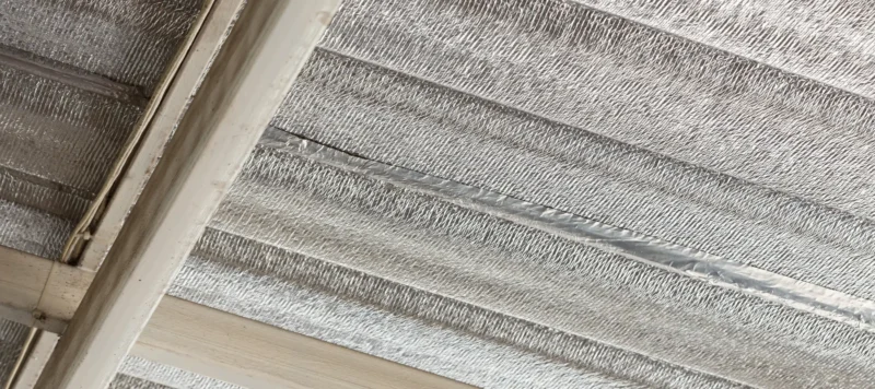 insulation on ceiling roof house