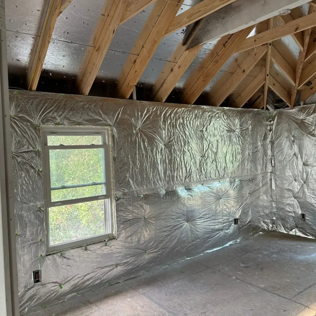 radiant barrier installed at a san antonio attic